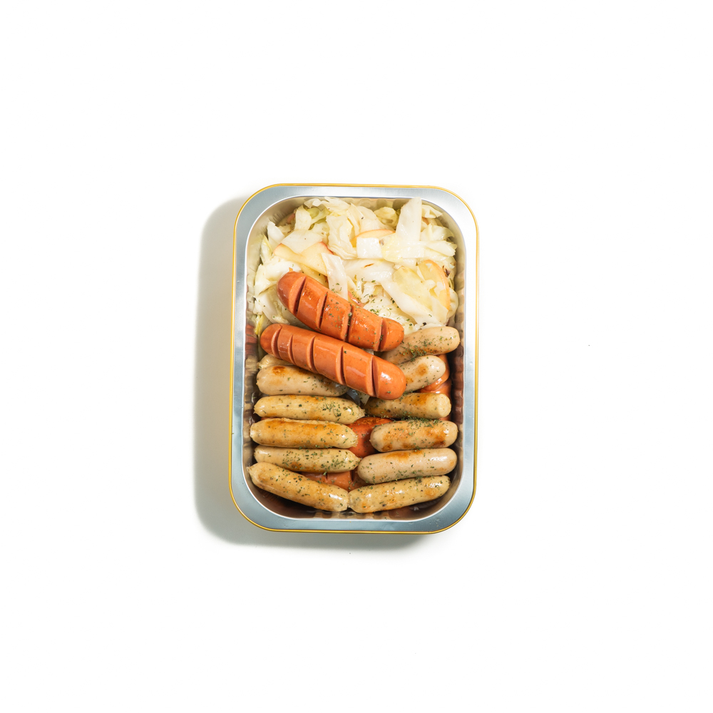 德國腸拼盤伴酸椰菜