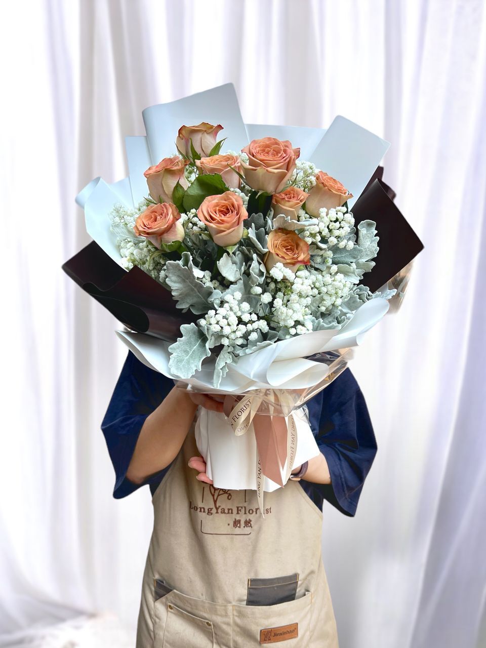 W - 10枝Cappuccino 玫瑰_RS48035