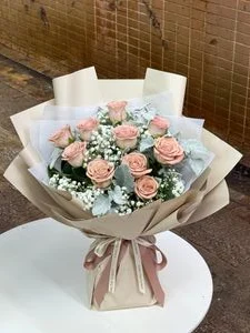 W - 10枝Cappuccino 玫瑰_RS48035