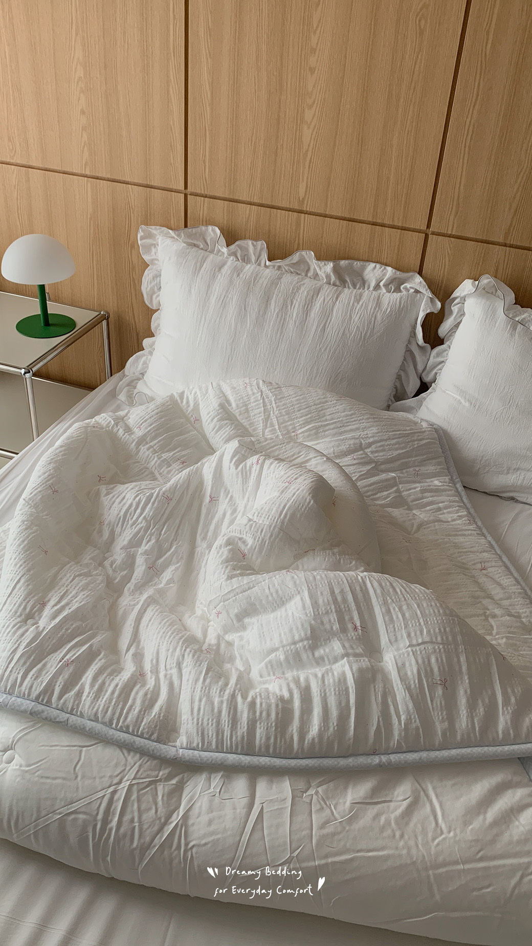 (K01)韓國Ins感蝴蝶結棉被