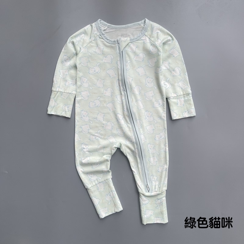夏季竹纖維可包手腳連身衣(59-85)