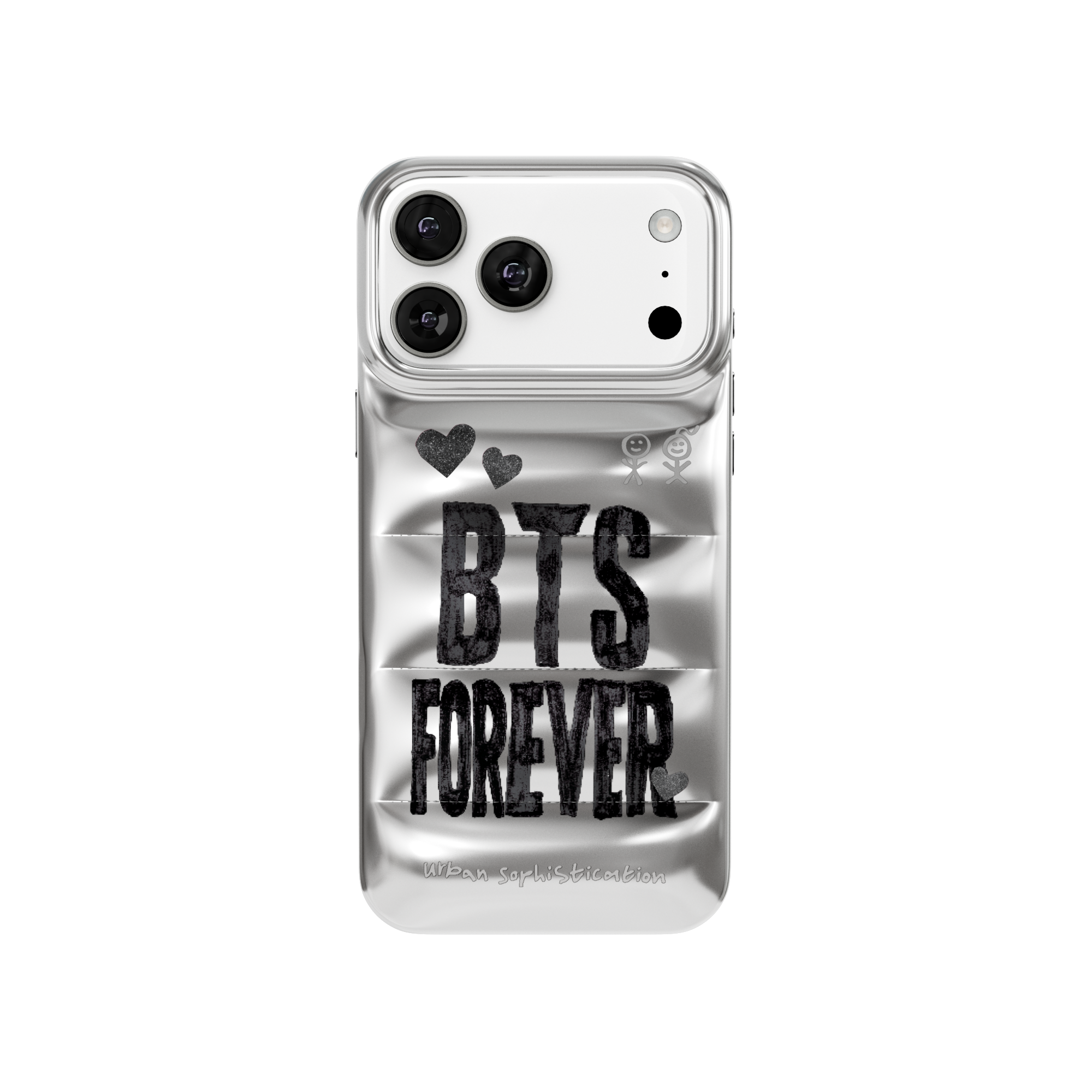 The Puffer Case® - BTS Poster in Chrome