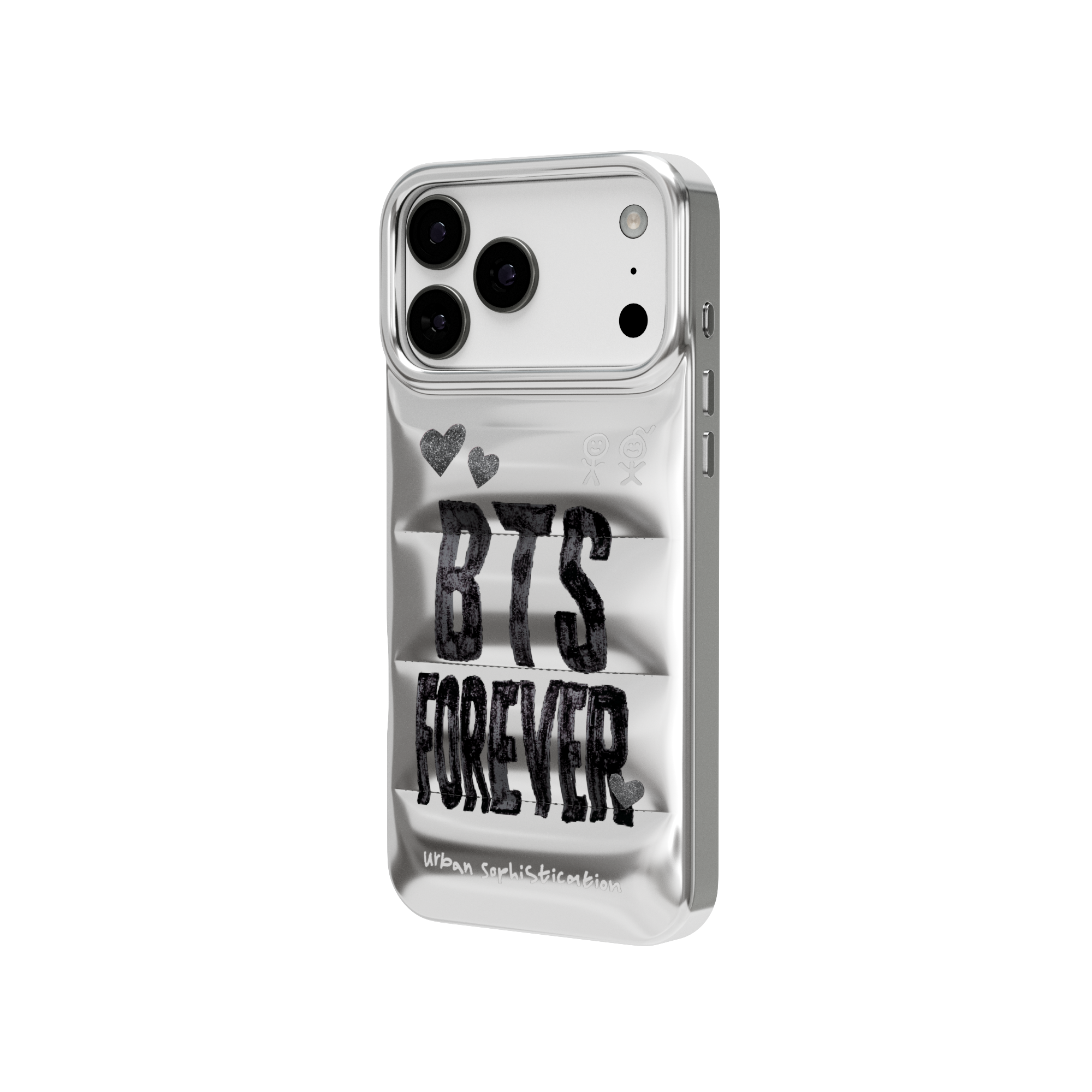 The Puffer Case® - BTS Poster in Chrome