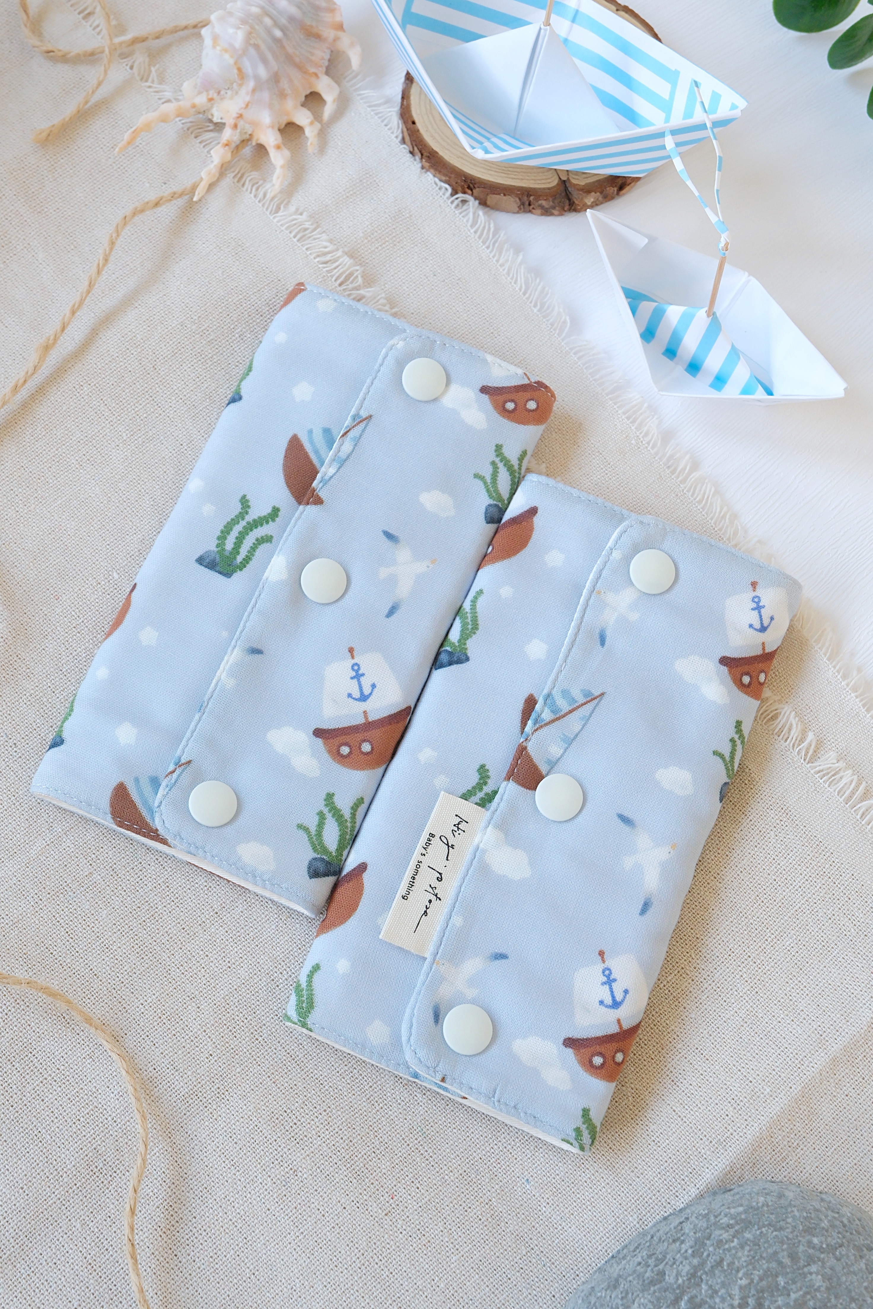 Hi Y.P store-揹巾口水套-獨家設計款-航海日記