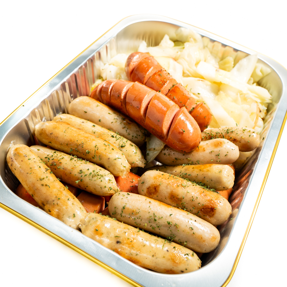 德國腸拼盤伴酸椰菜