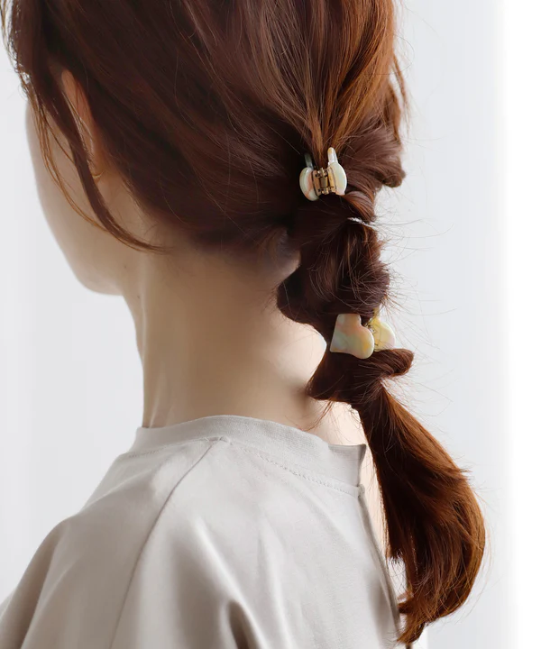 [連線優惠] ANEMONE 多樣花紋愛心迷你髮夾【2入組】