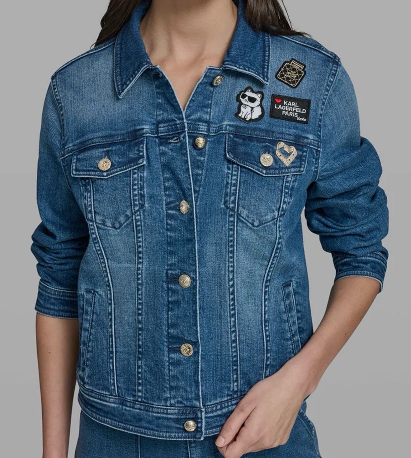 Karl Lagerfeld 女裝牛仔褸 KL74