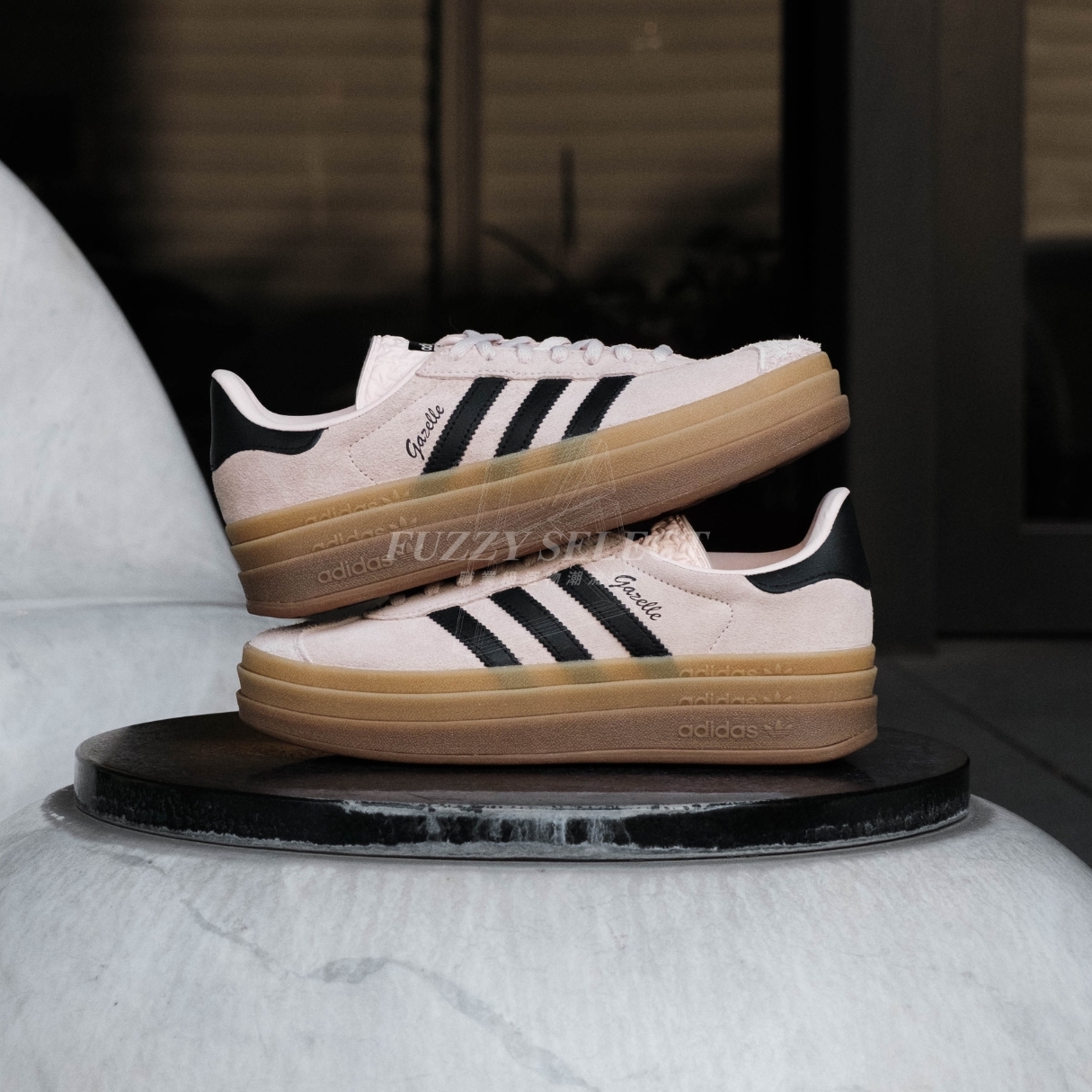 【逢甲 FUZZY】W Adidas Gazelle Bold "Pink" 胭脂多多 裸粉 厚底 IE0429