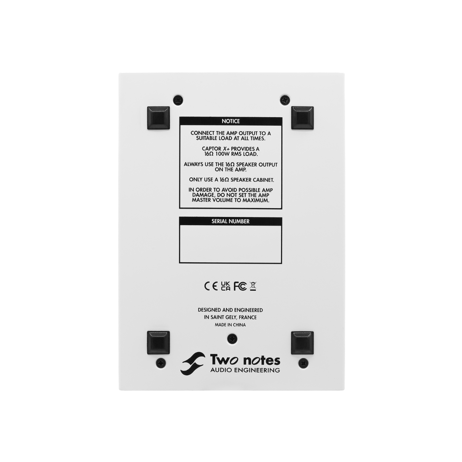Two Notes Torpedo Captor X + 16 Ohms Digital Audio Processor