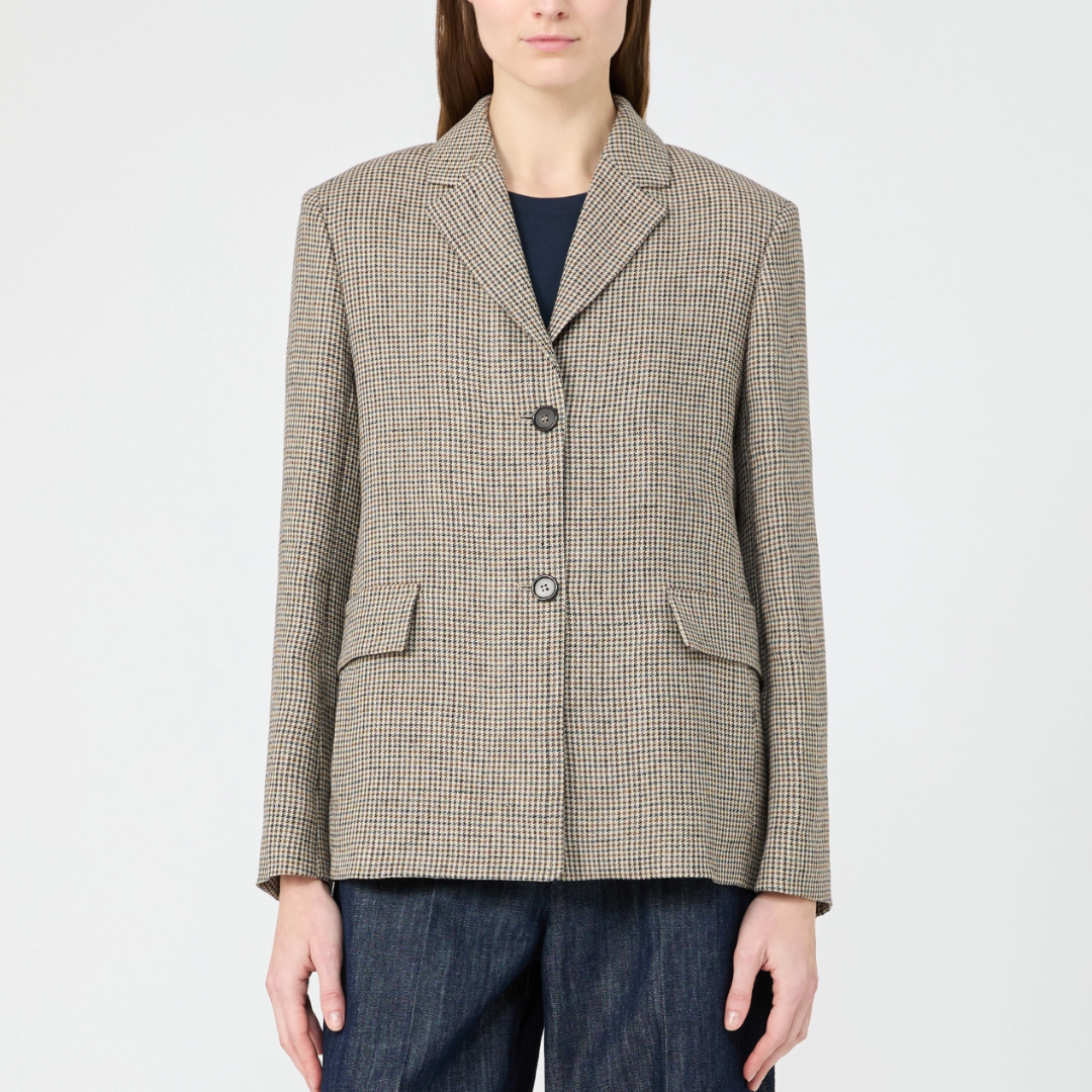 1FF0101-505 [MAX MARA S] Jacket Nero (SS26) #SMMGITACO-002 (C-EU-E)