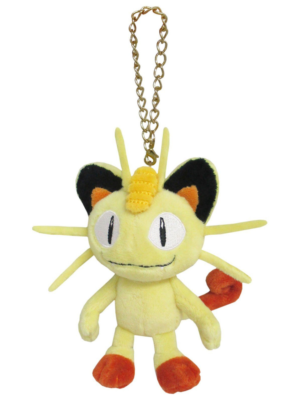 San Ei Pokemon Plush Keychain PM06 Meowth Mascot 037152