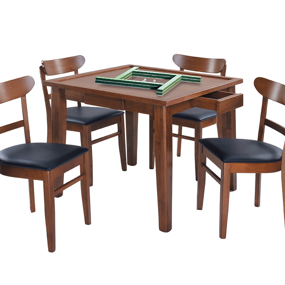 伊凡實木麻將桌/餐桌