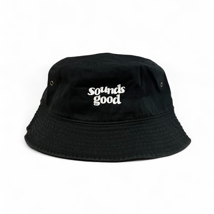 Sounds good - SG Logo Bucket Hat - Black (L/XL)