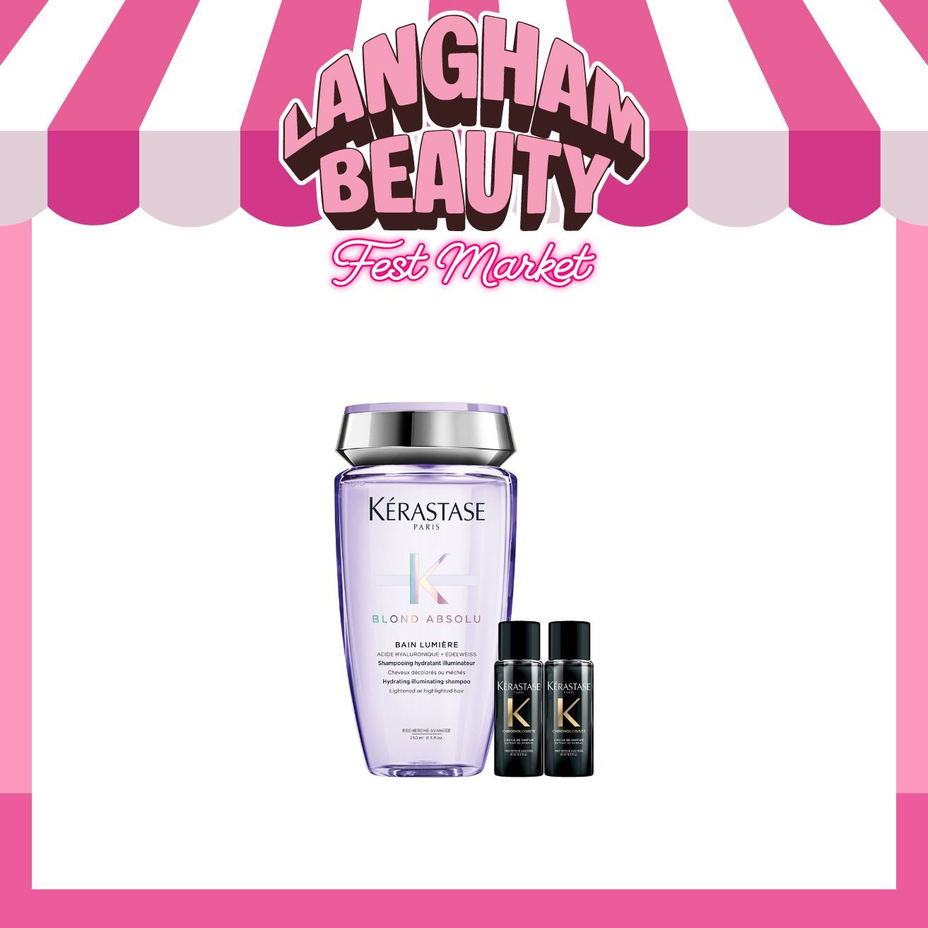 KÉRASTASE 漂染水潤浴髮乳套装