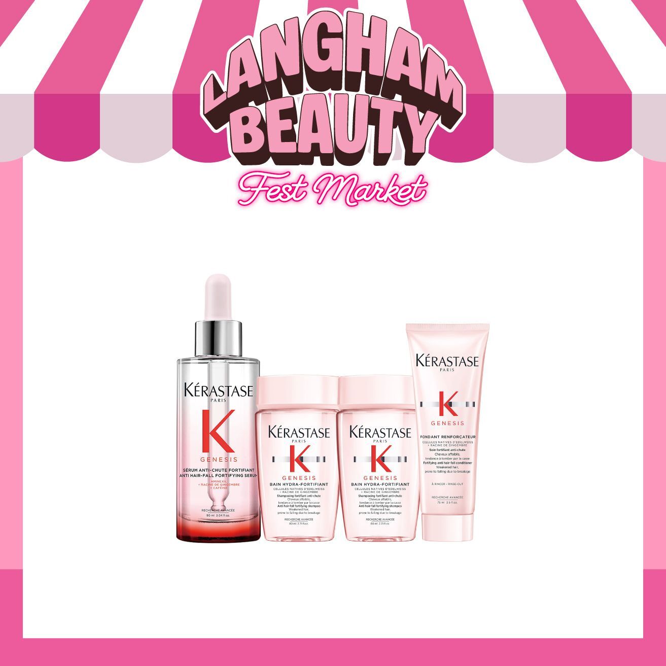 KÉRASTASE 雙重防掉髮修護精華套裝