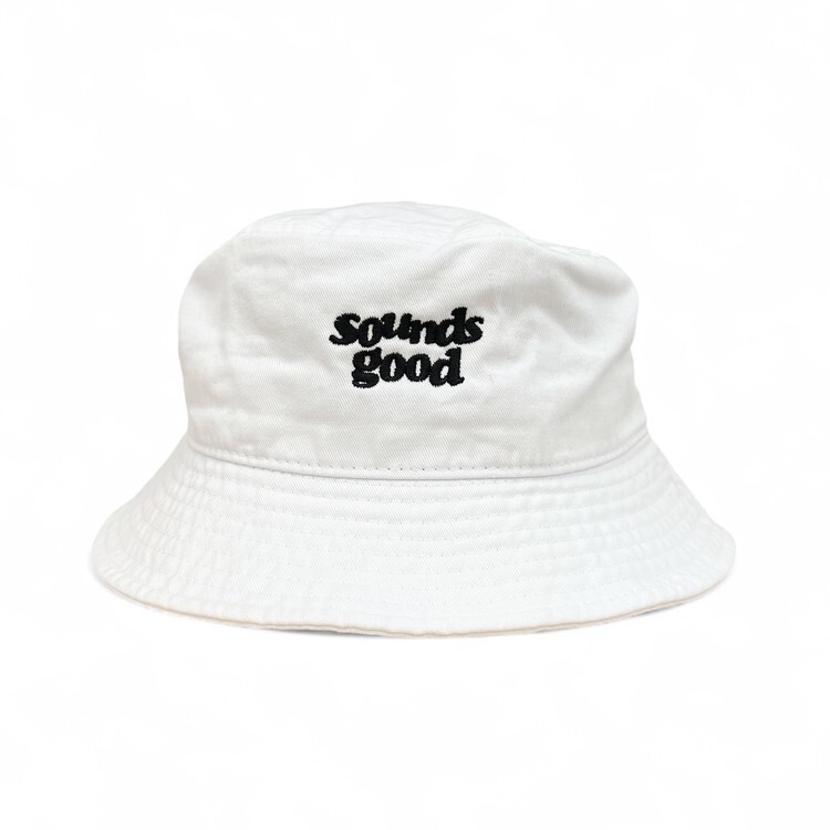 Sounds good - SG Logo Bucket Hat - White (L/XL)