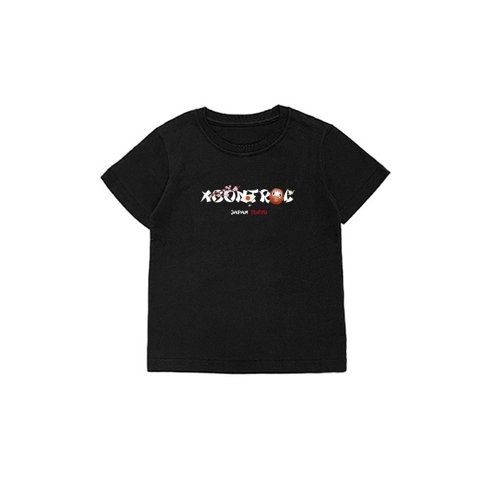 XCTRL童裝 日式元素大集合童裝短T-黑