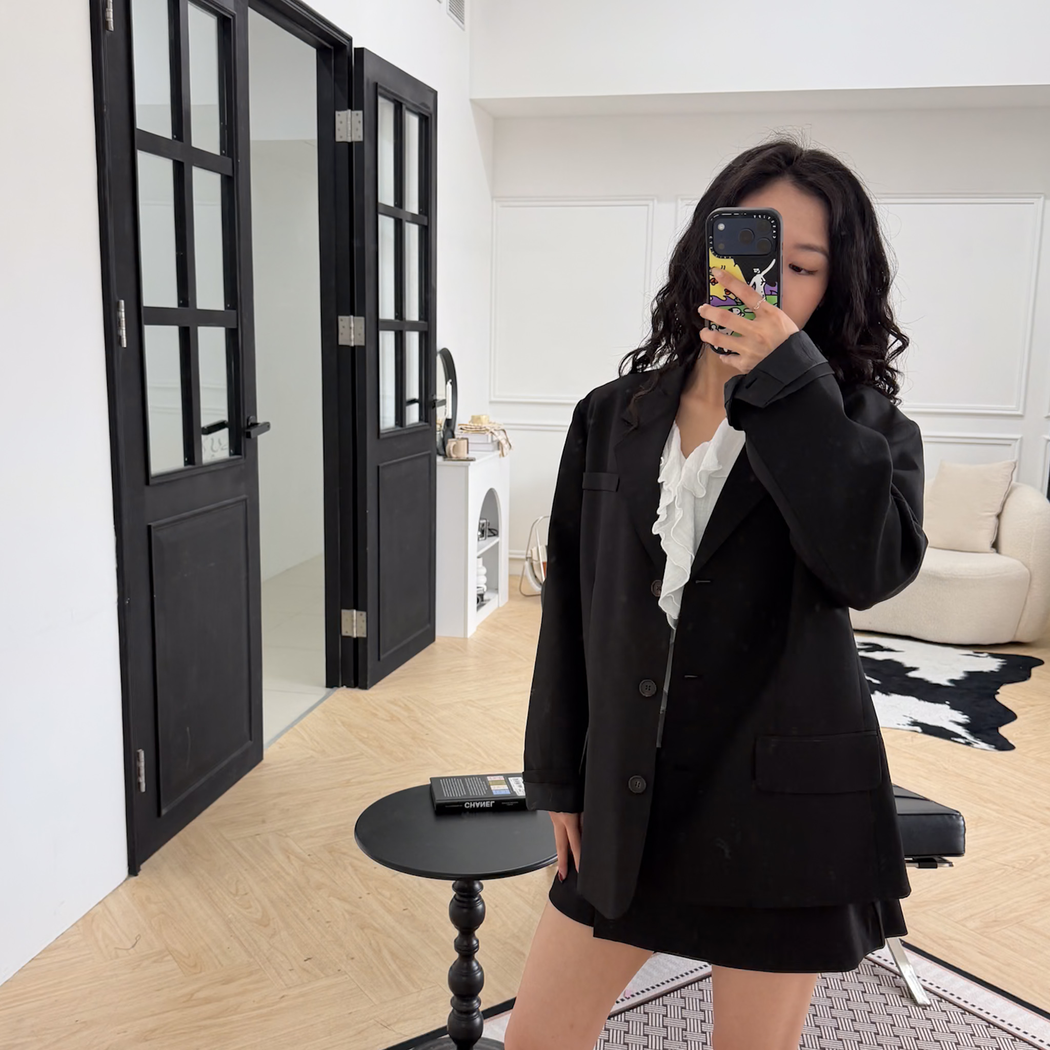 A03開春都要來一件漂亮滑順西外(黑)