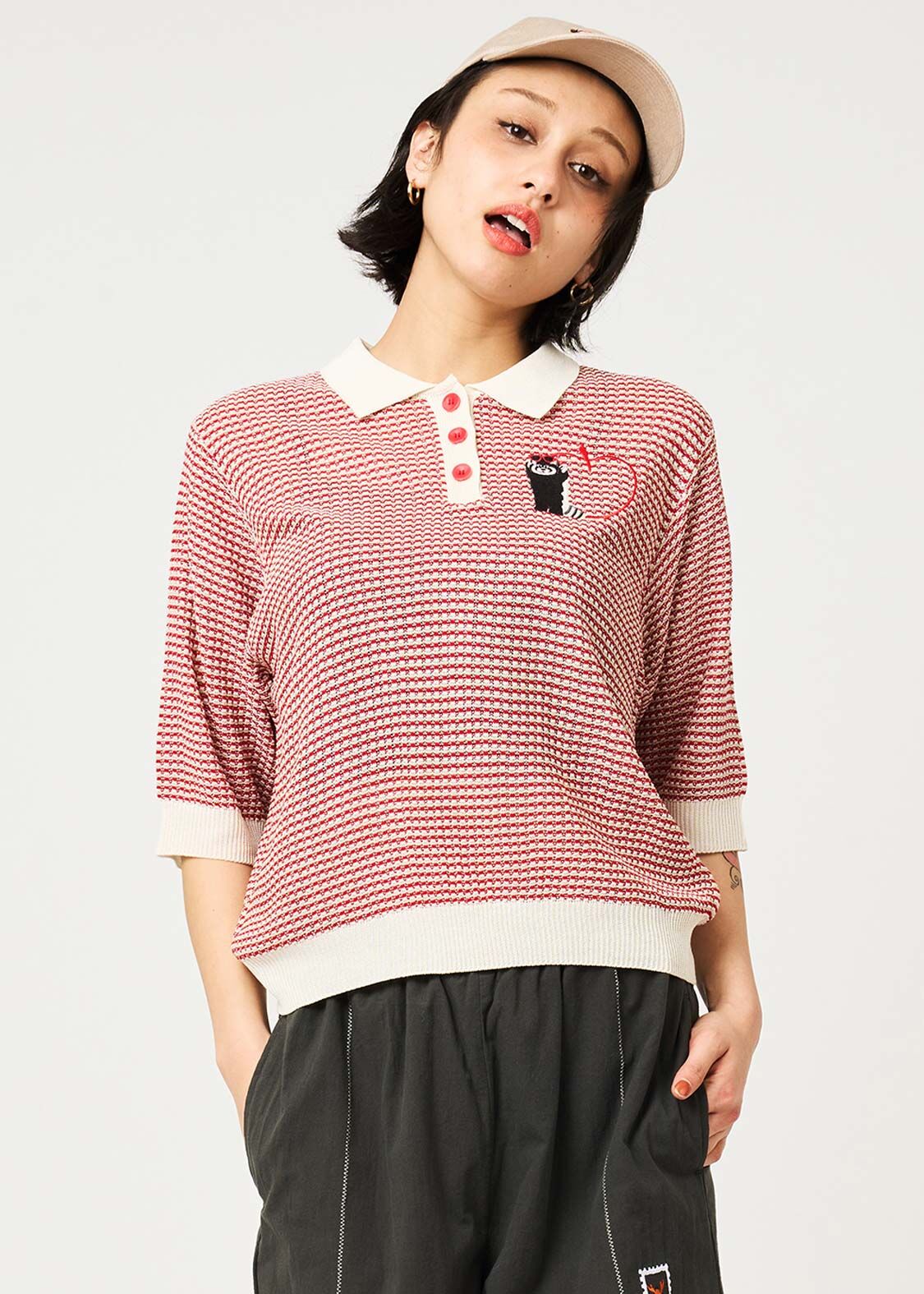 日本預訂 graniph GH Ikaku | Knit Polo Shirt