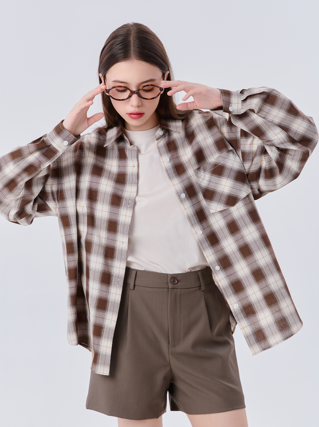 【期間限定】百搭男友格紋襯衫