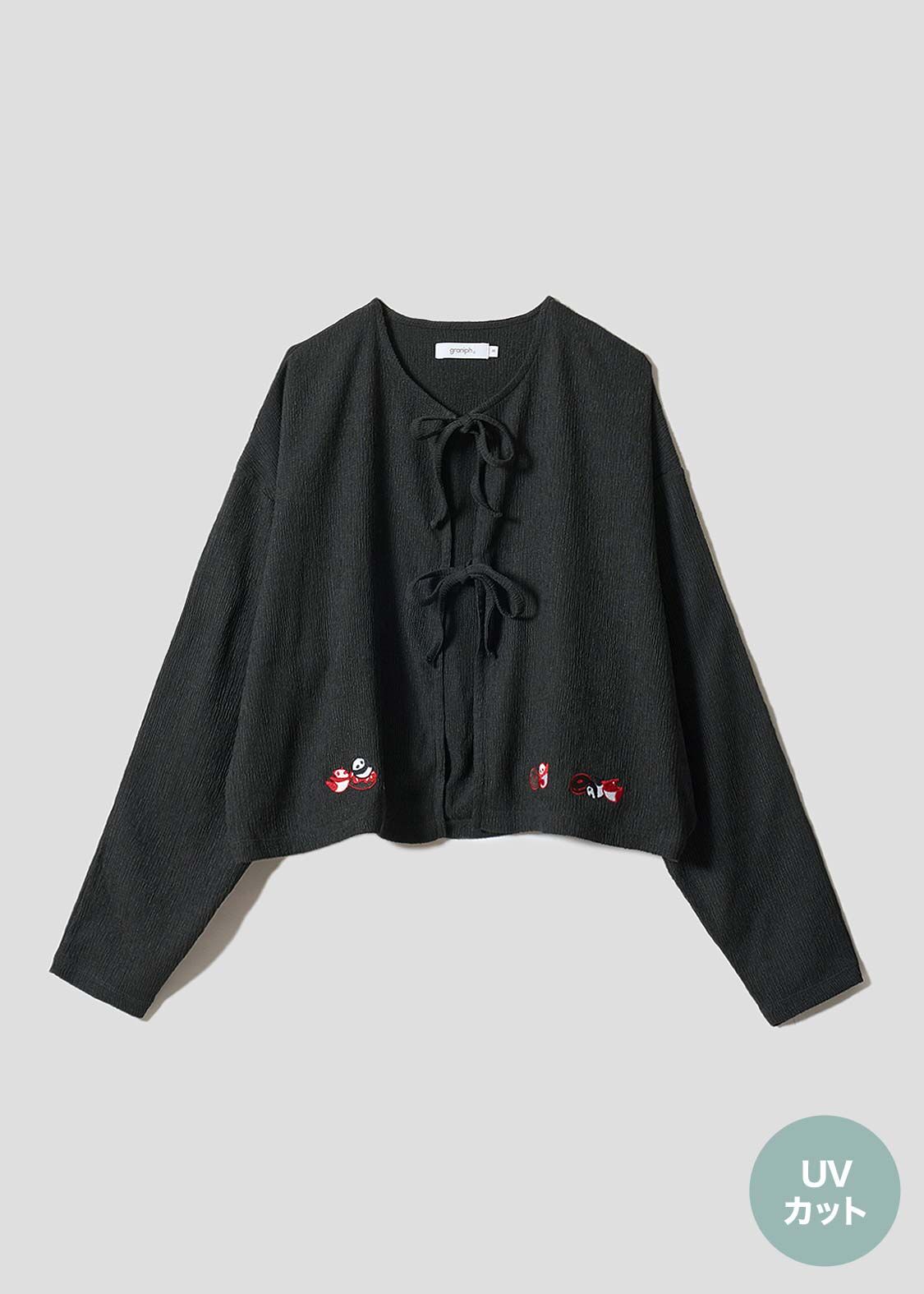 日本預訂 graniph GH Rolling Panda's Donuts | Ribbon Cardigan