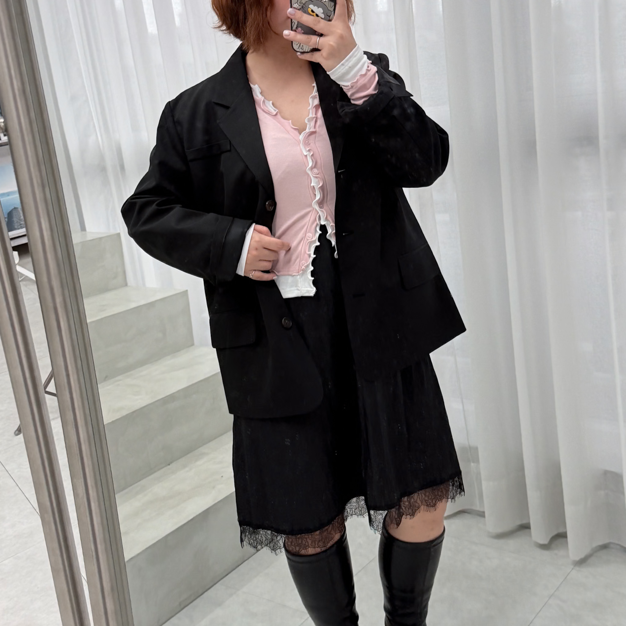 A03開春都要來一件漂亮滑順西外(黑)