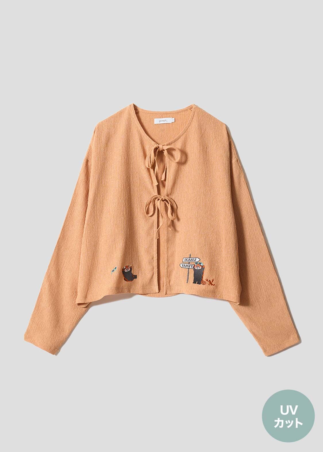 日本預訂 graniph GH Ika Trip | Ribbon Cardigan