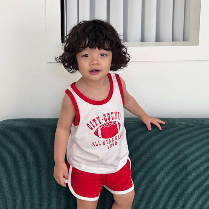 正韓夏BAYVELY 三色橄欖球背心套裝