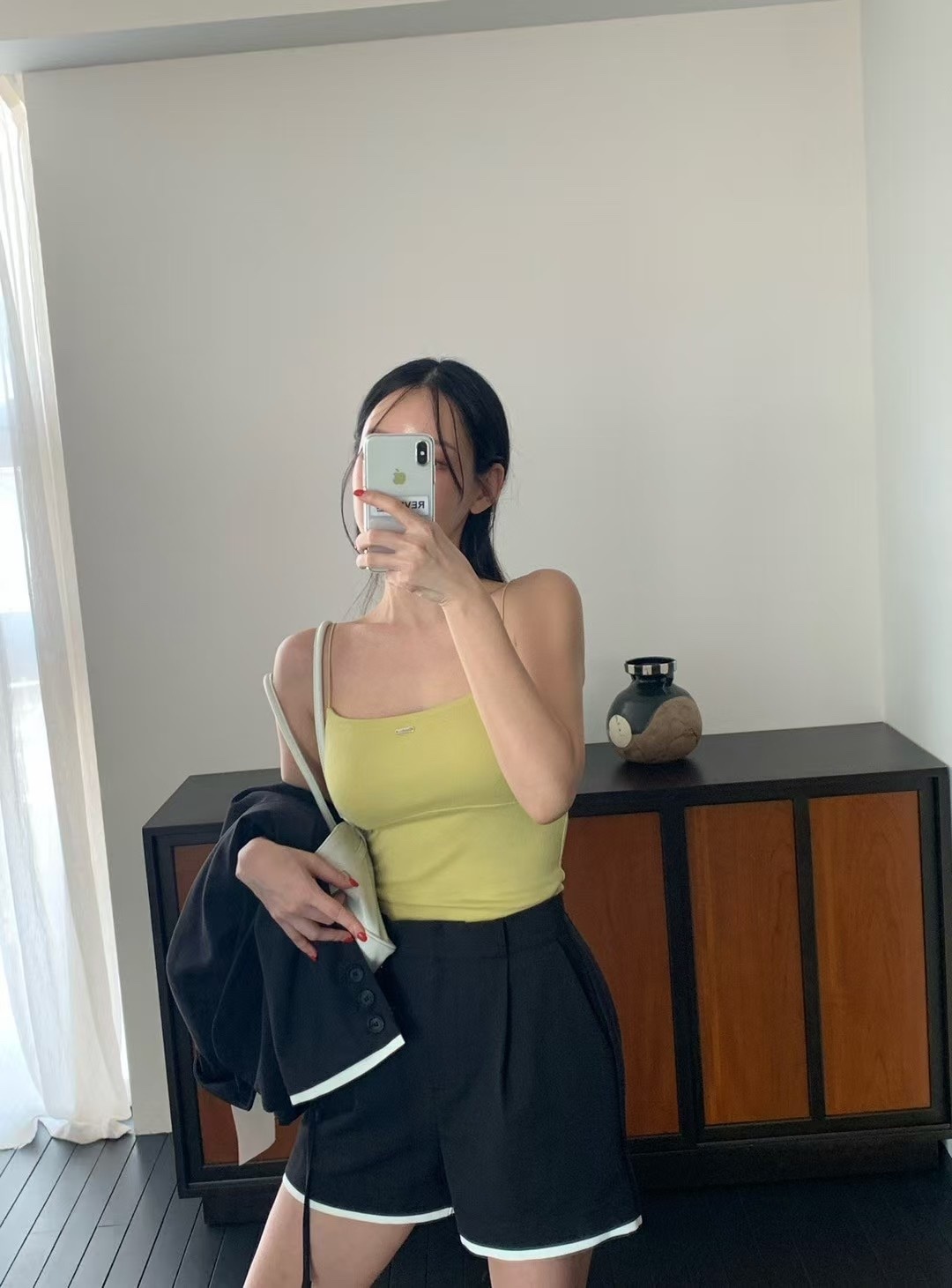簡約銀標bra top