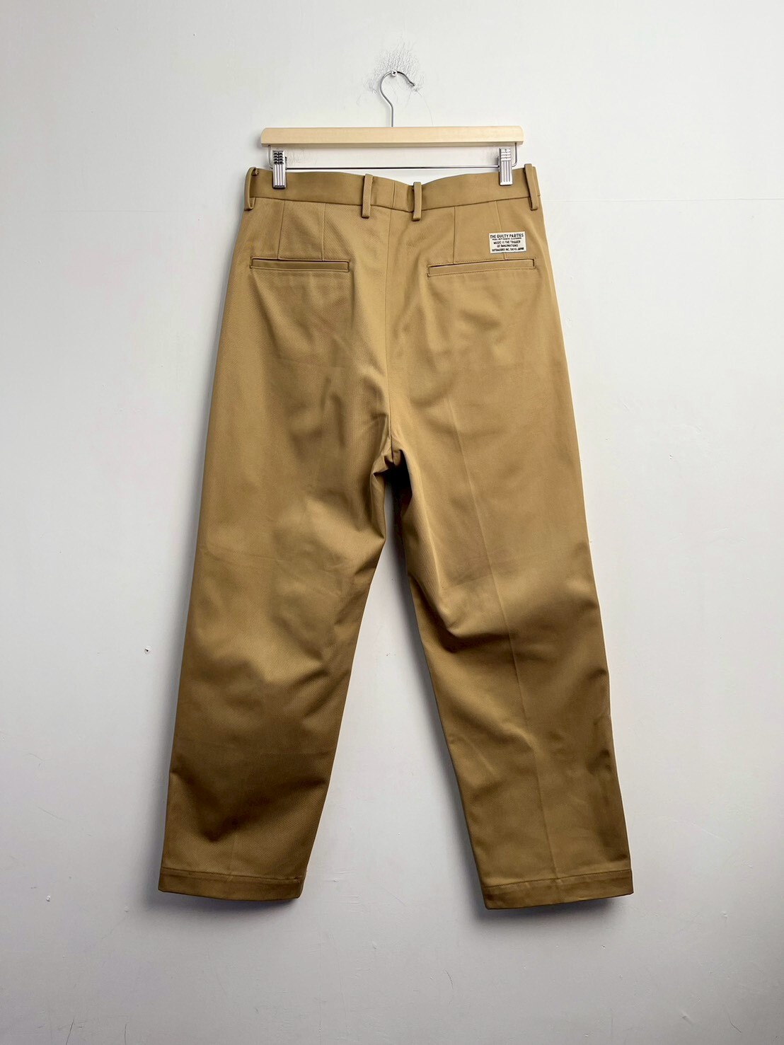 WACKO MARIA Double Pleated Chino Trousers SIZE M