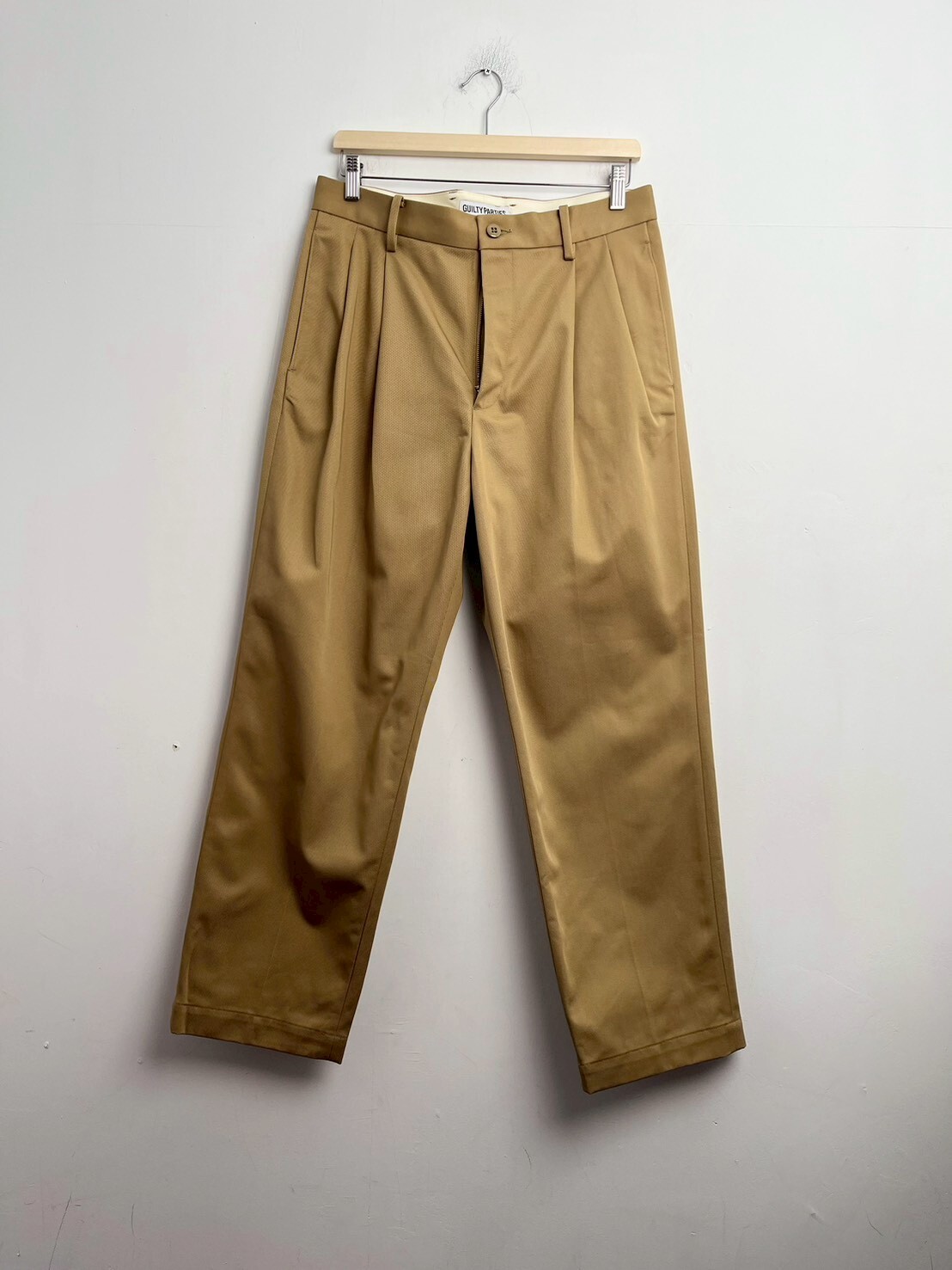 WACKO MARIA Double Pleated Chino Trousers SIZE M