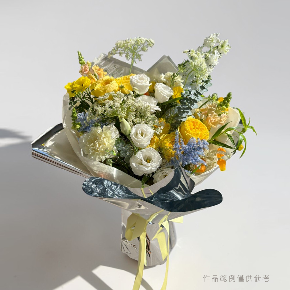 季節花藝課程【 韓式多巴胺色系花束】