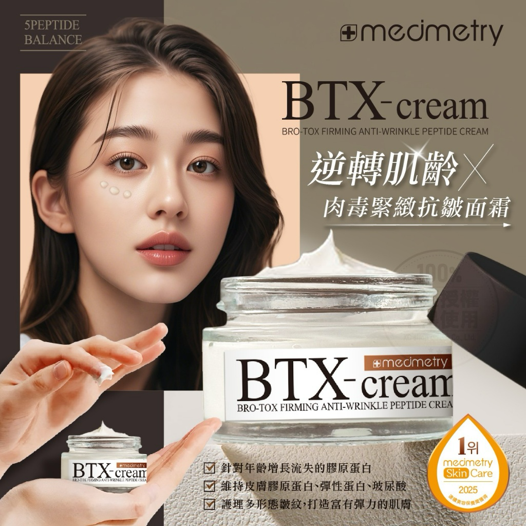 M21211 台灣🇹🇼Medimetry 肉毒緊緻抗皺面霜 30g