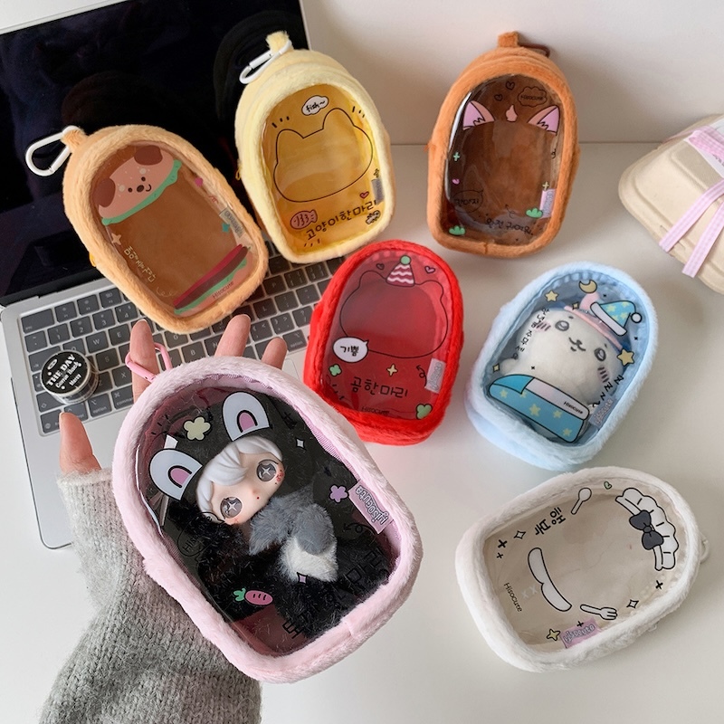 《03300》韓風可愛毛絨絨娃包