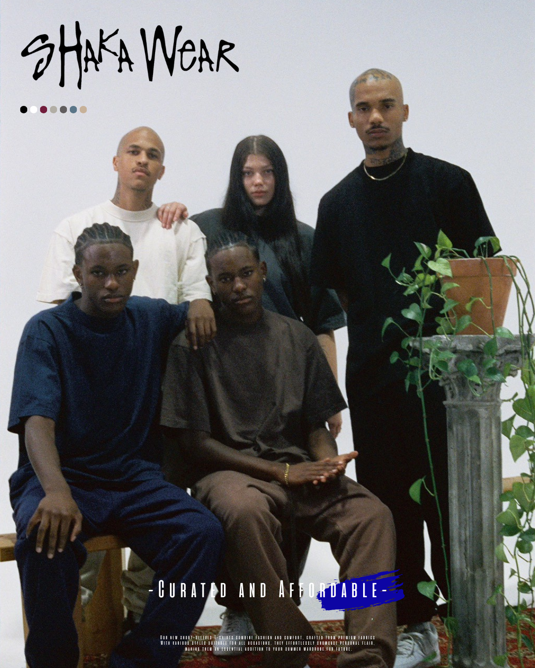 Shaka Wear 世界經典美式重磅x水洗工藝落肩水洗短T