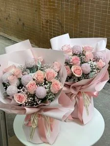 W - 10枝櫻花粉花束_RS48006