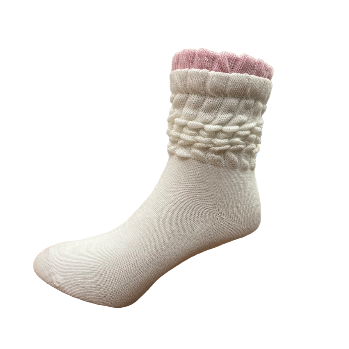 雙層撞色泡泡襪 童襪