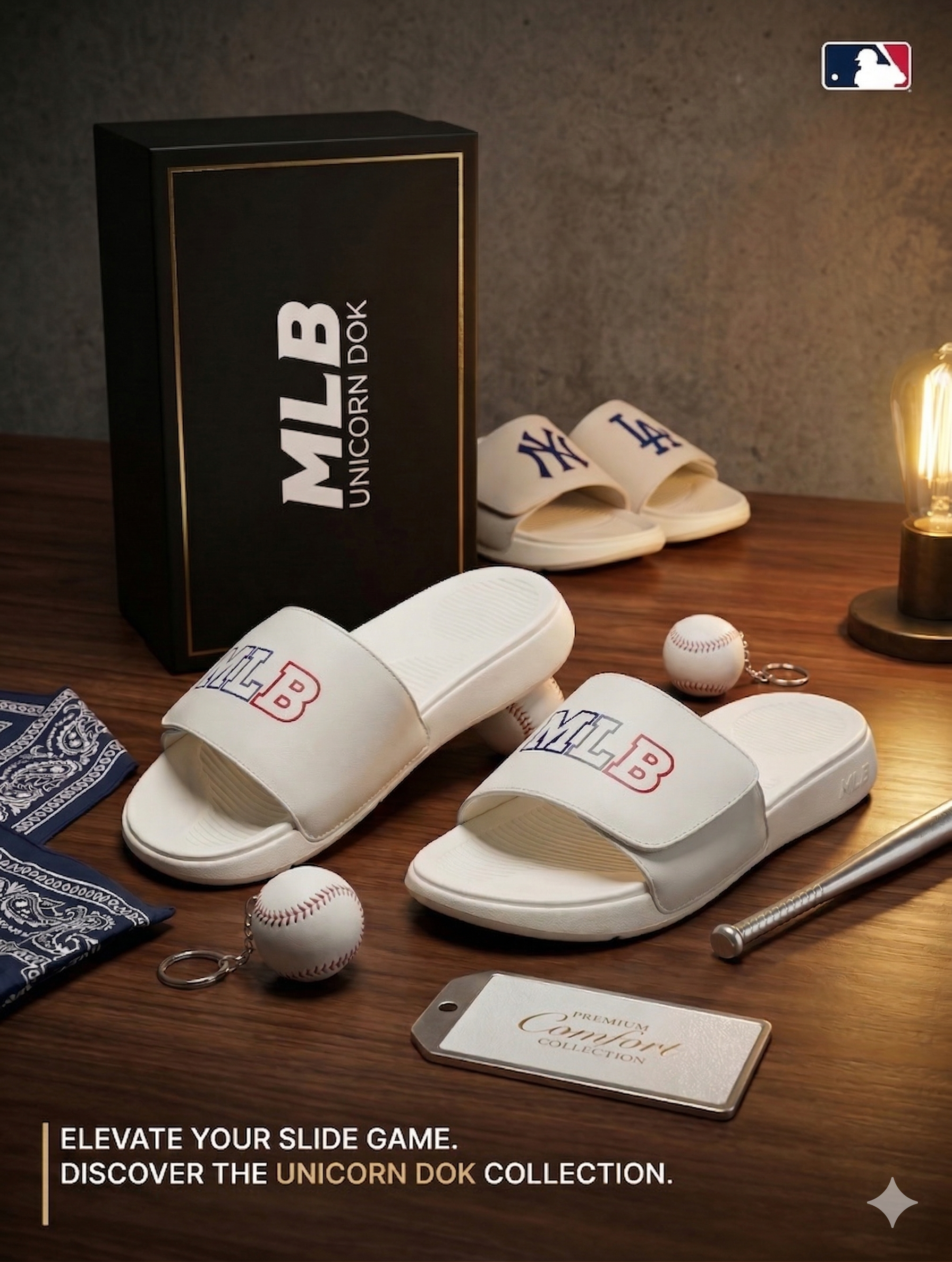 【直播】MLB LX0330701 休閒拖鞋