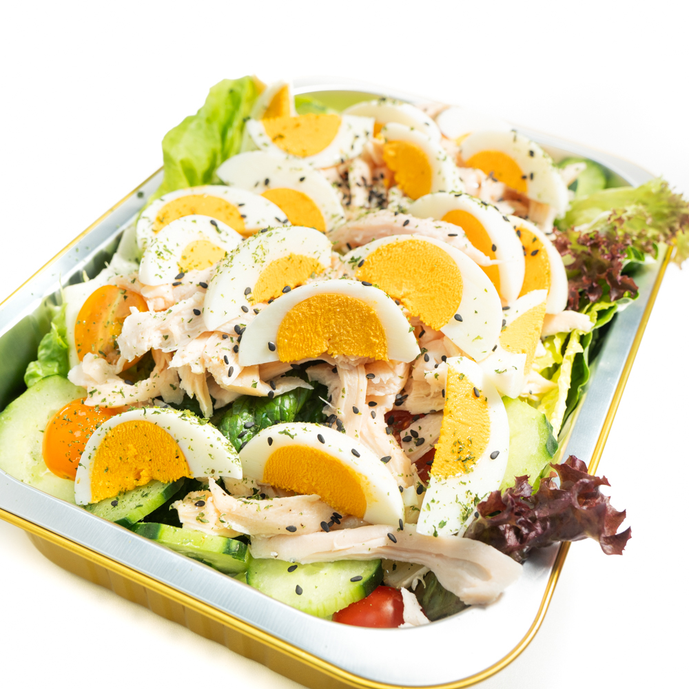 意黑醋.慢煮雞胸.雞蛋菜.沙律 2磅