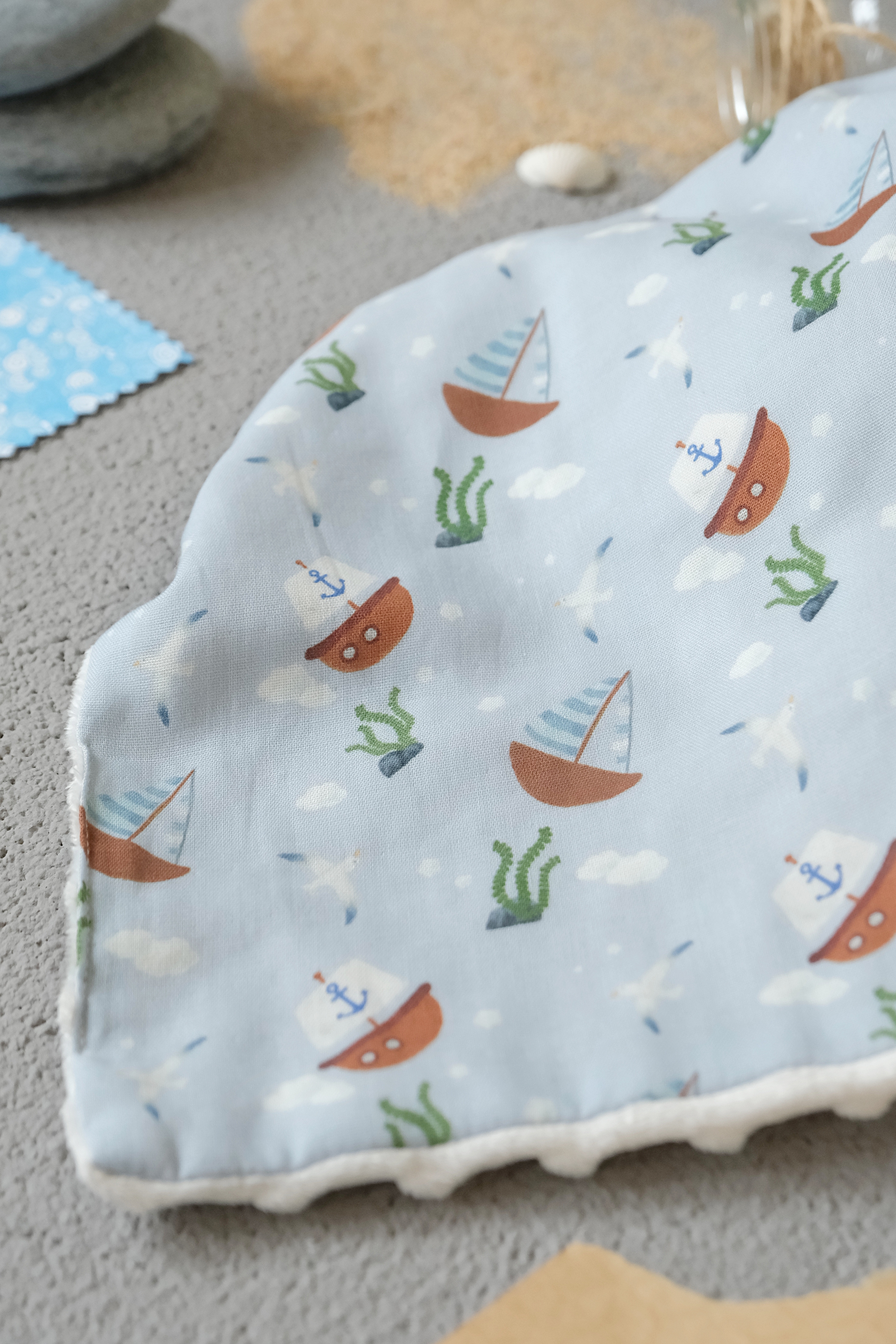 Hi Y.P store-枕巾-獨家設計款-航海日記