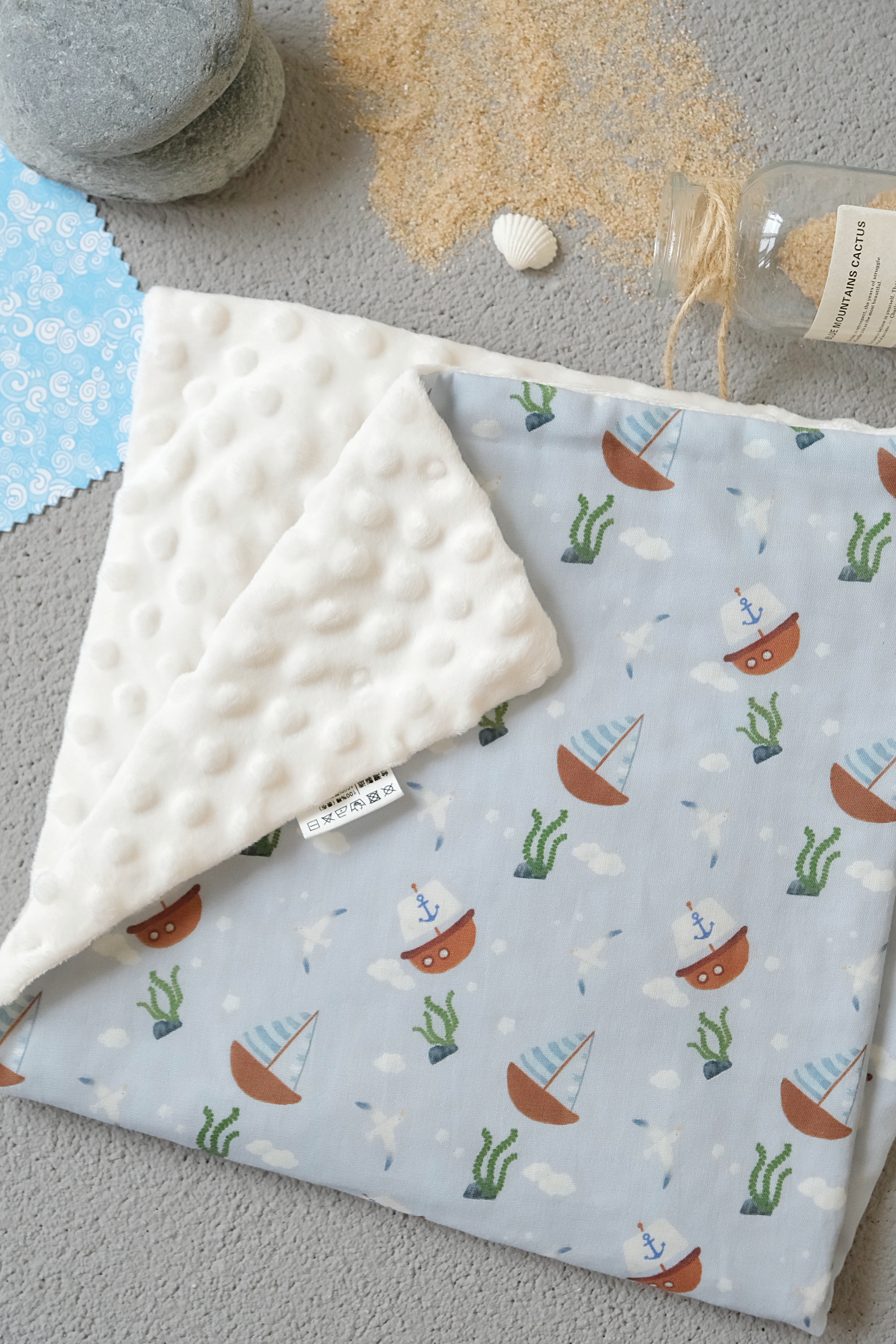 Hi Y.P store-枕巾-獨家設計款-航海日記