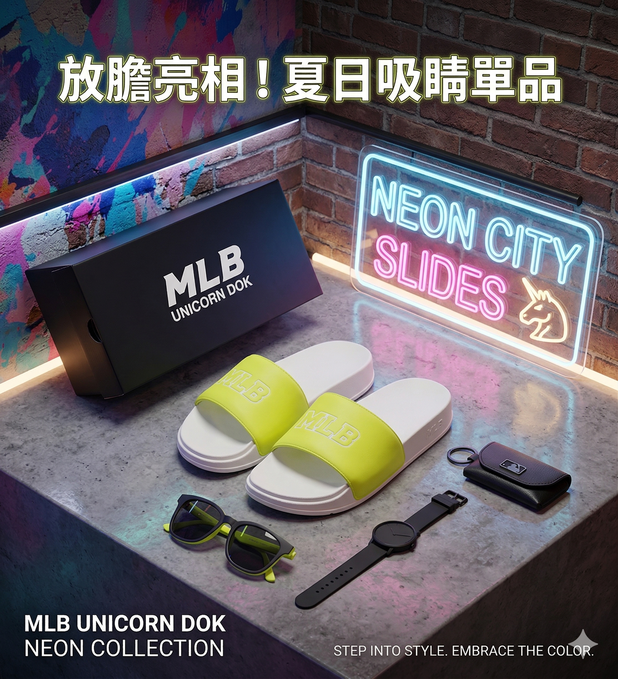 【直播】MLB LX0330702 休閒拖鞋