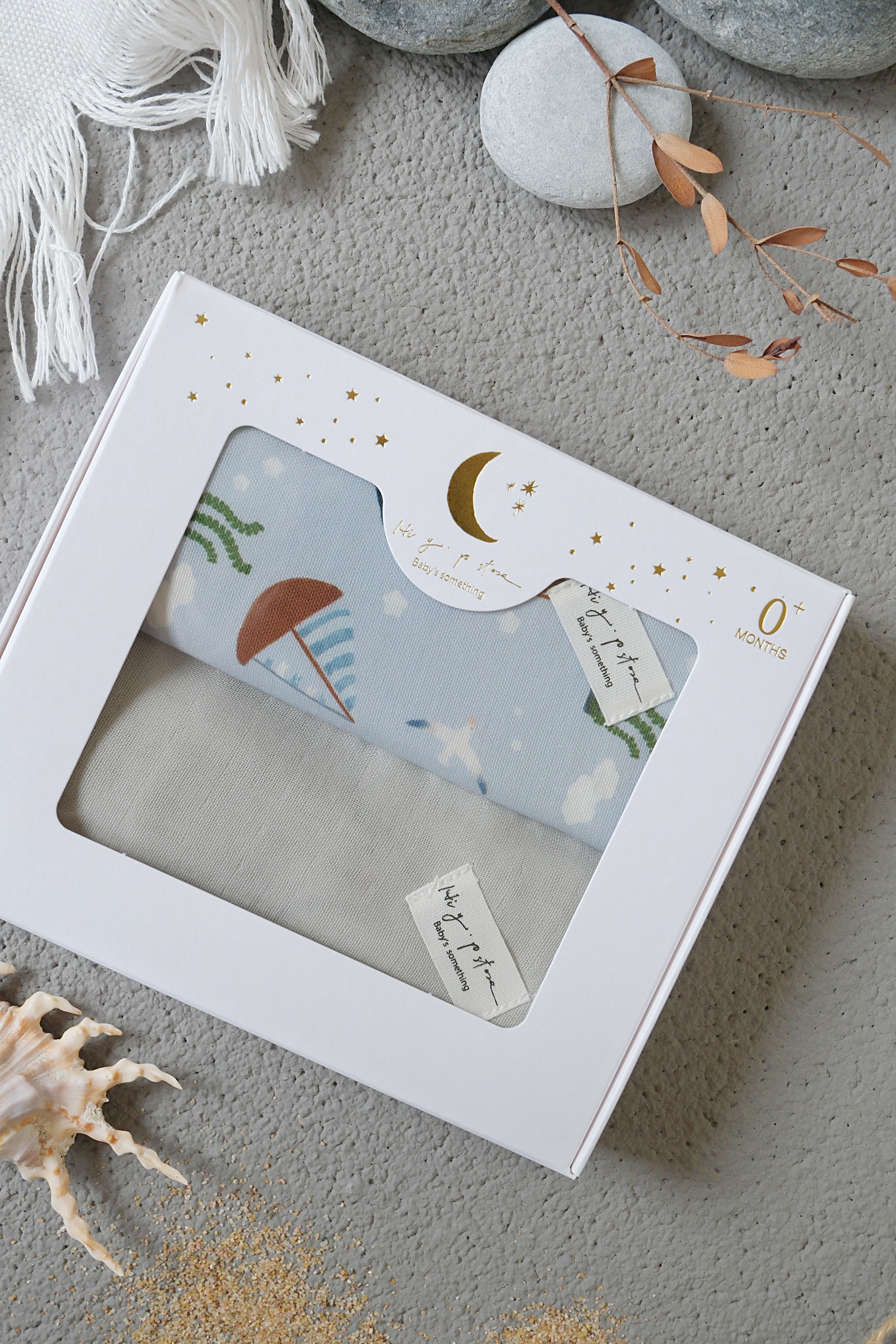 Hi Y.P store-拍嗝巾-獨家設計款-航海日記（2件組)