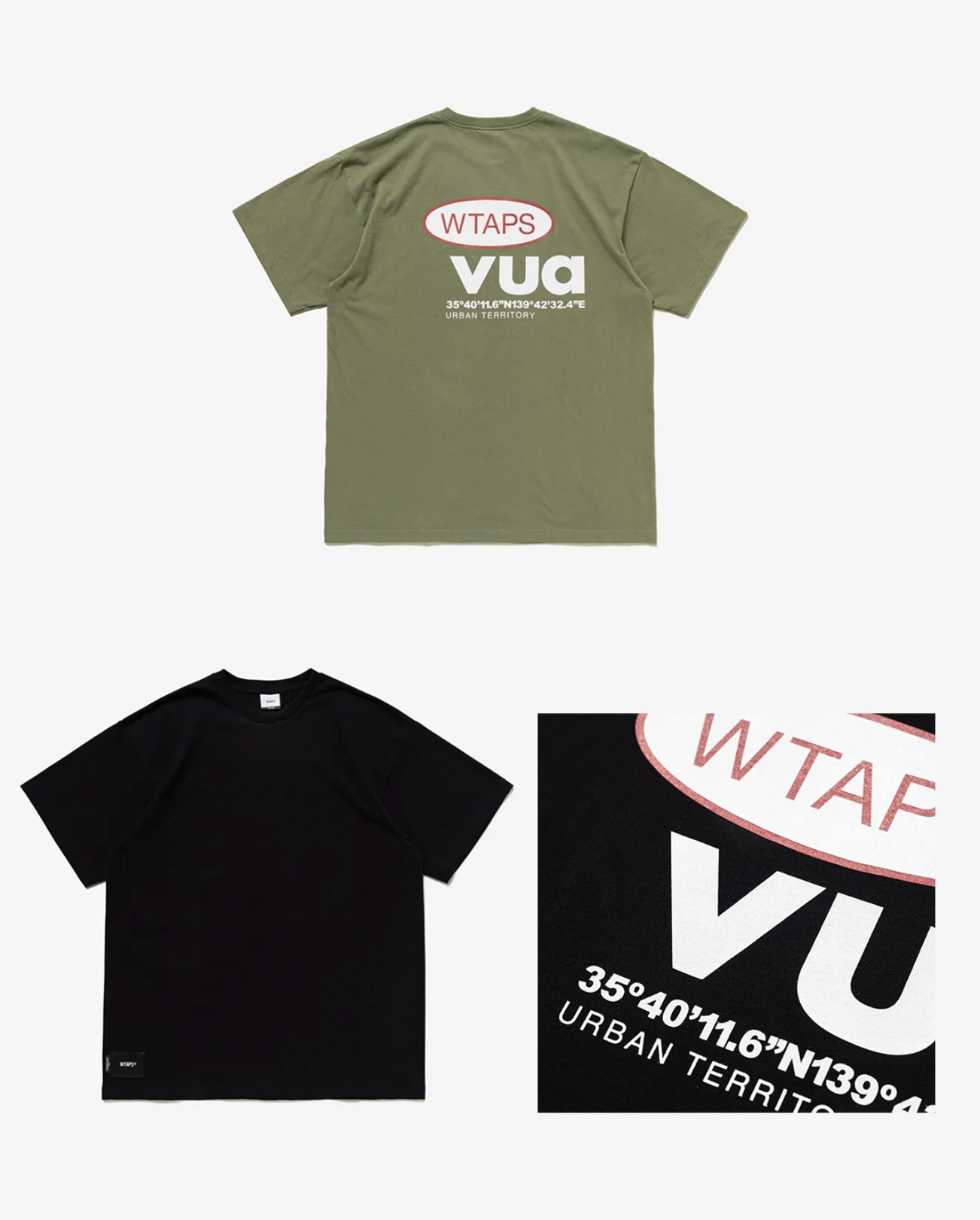 [Instock] WTAPS LABEL / SS / COTTON | BLACK / OLIVE
