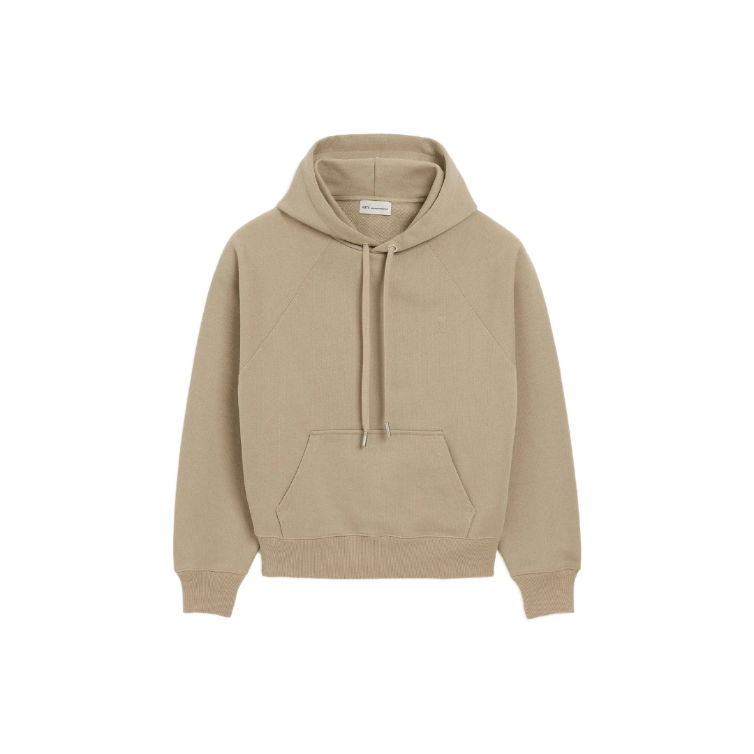 1FF0101-437 [AMI PARIS] Sweatshirt Beige (SS26) #USW758.747.A036 (C-EU-E)