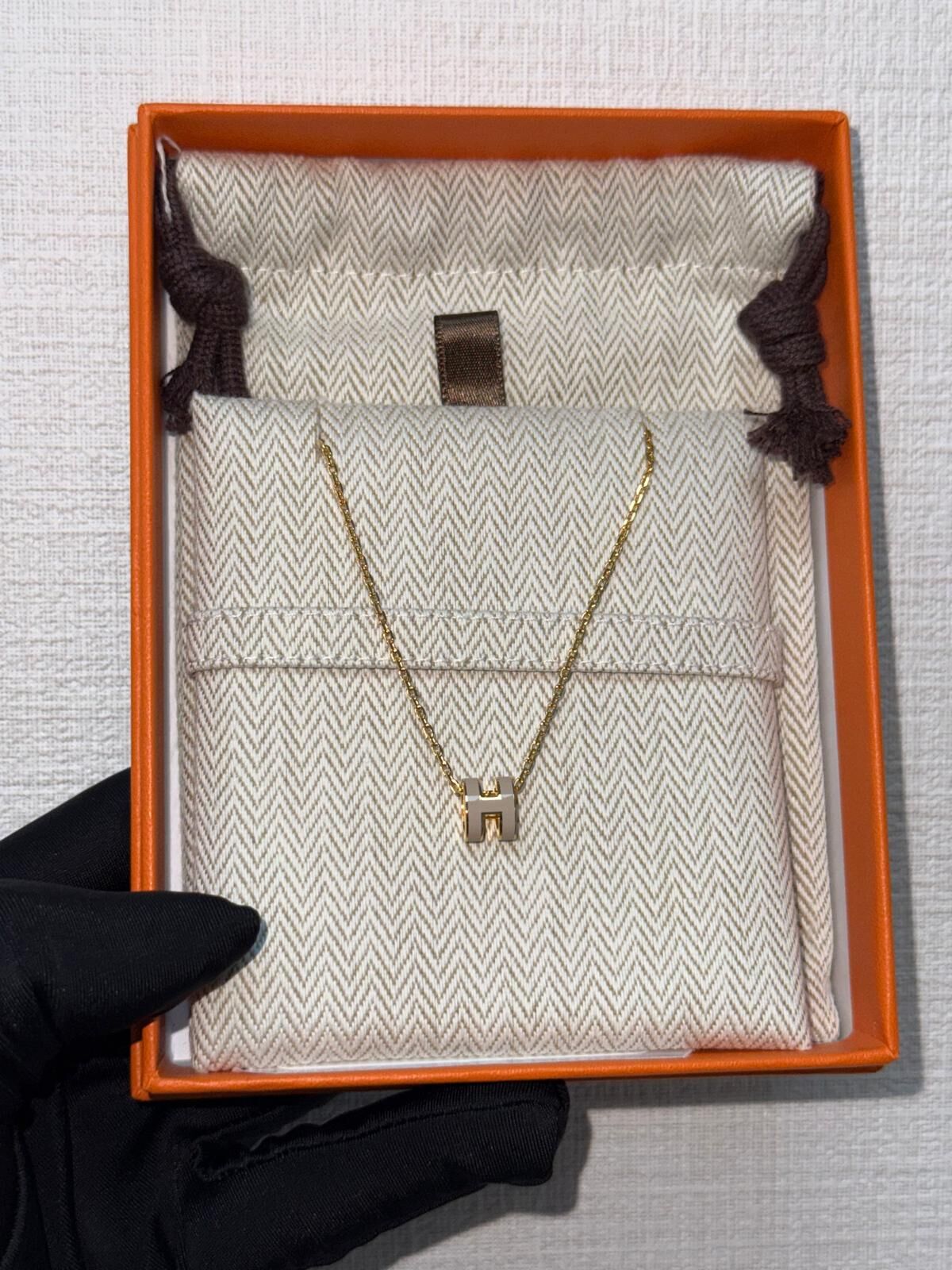 LYS01475 Hermes Mini Pop H 頸鏈