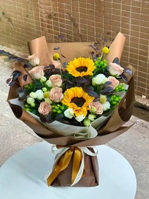 W - 復古畢業向日葵_CON19