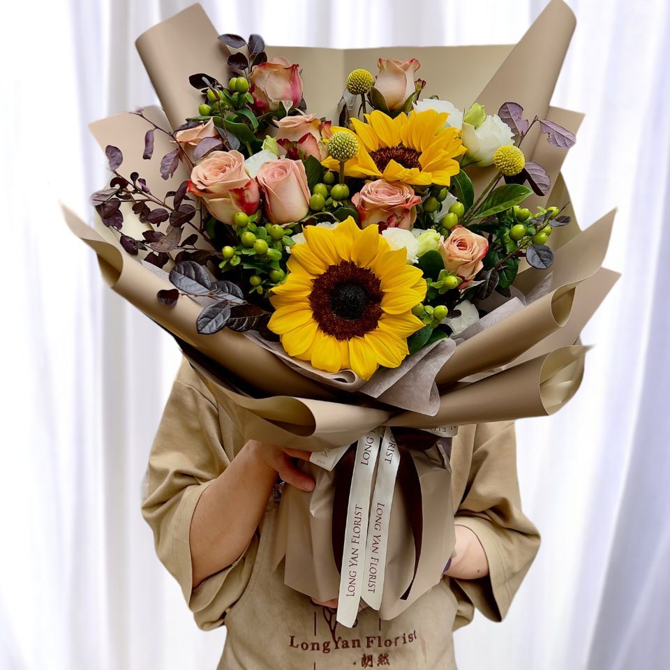 W - 復古畢業向日葵_CON19