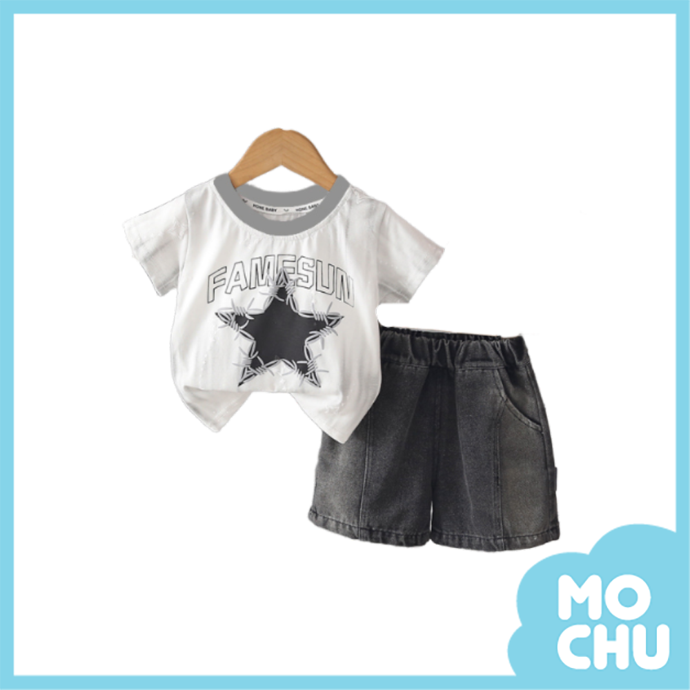 星星圖騰印花套裝(二色)