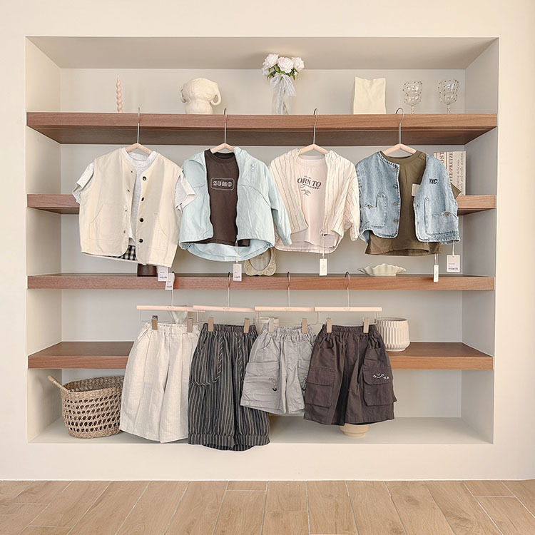 簡約工裝七分褲